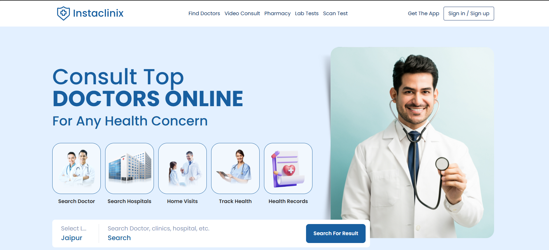 Instaclinix (Website)